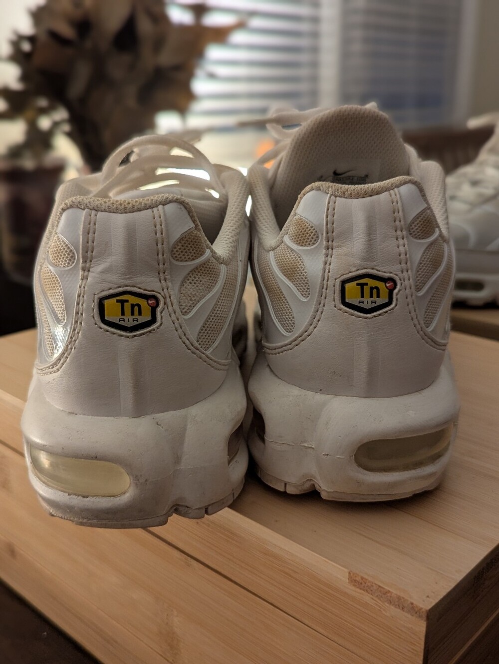 Nike Air Max Plus TN White Pure Platinum Sneakers Size 8 - Picture 6 of 10